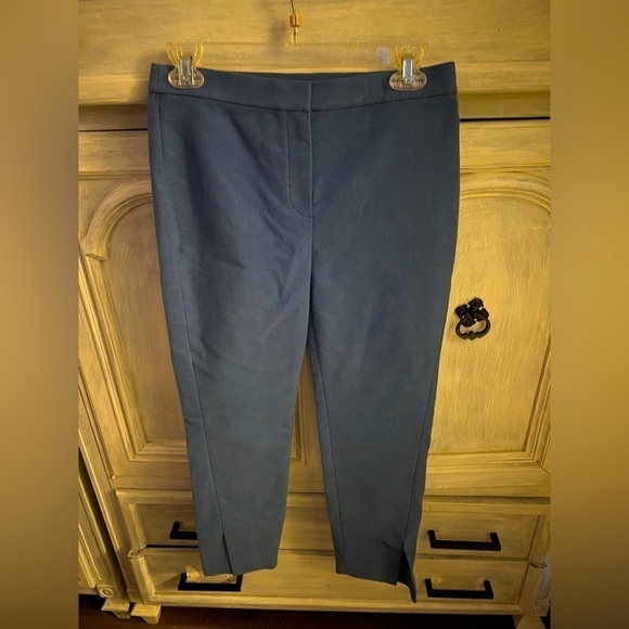 Theory‎ CL Straight Jean Prussian Blue Moleskin Twill Pants - Picture 1 of 7